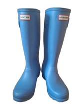 Hunter Wellies Powder Blue Excellent Condition UK 3 