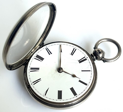Pocket watch silver antique - silver,