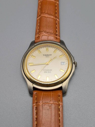 Tissot titanium pr50 vintage - titanium,