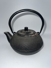 Pretty Cast Iron Metal Small Kettle Teapot Decorative