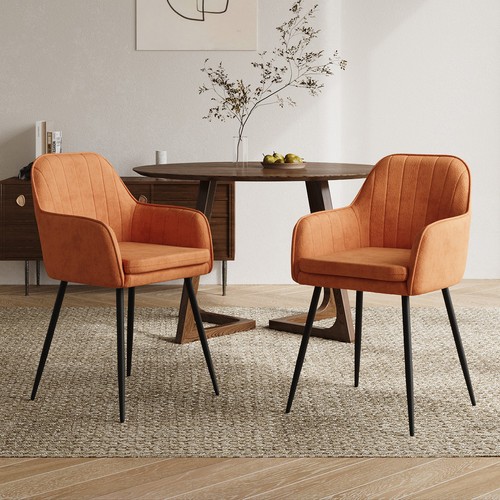 2pcs dining chairs velvet - dining,