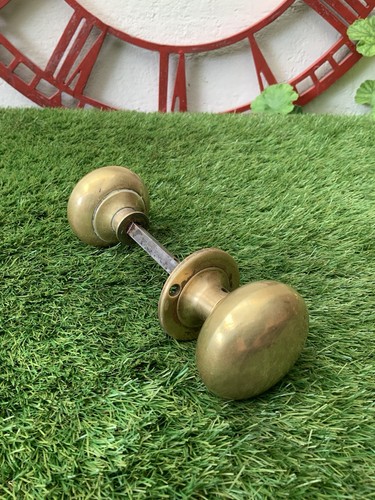 Pair vintage brass door - brass,