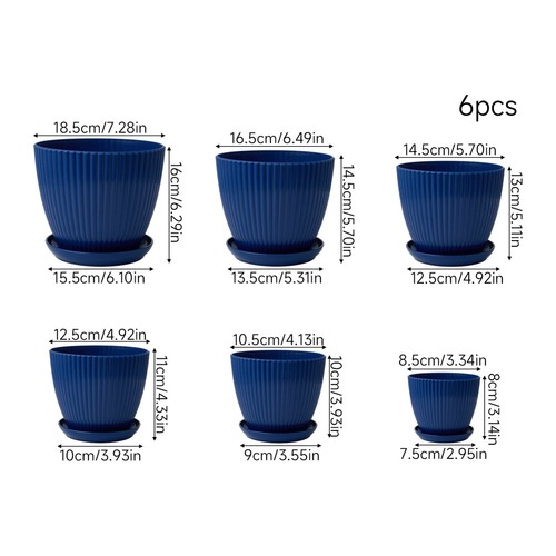 6pcs plant flower - flower, plastic