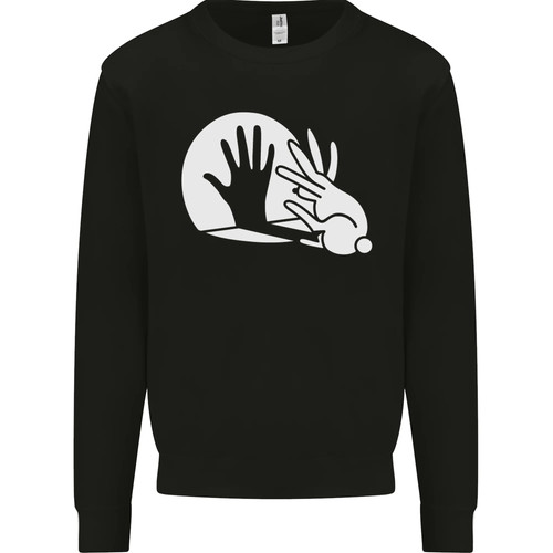 Rabbit hand shadow funny - hand,
