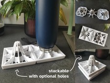 Printed bottle drying - printed, rack