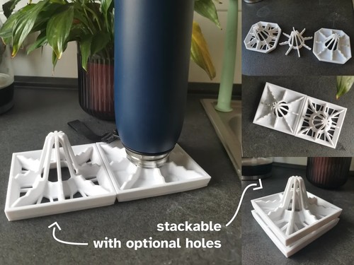 Printed bottle drying rack - 3d,
