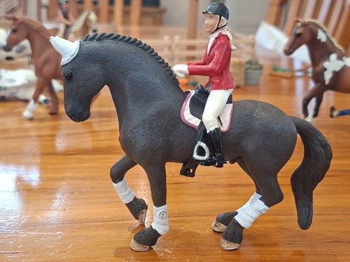 Schleich horse black friesian - schleich,