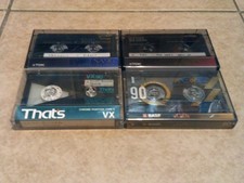 4x High Position Chrome Cassettes That's VX90 BASF TDK Etc