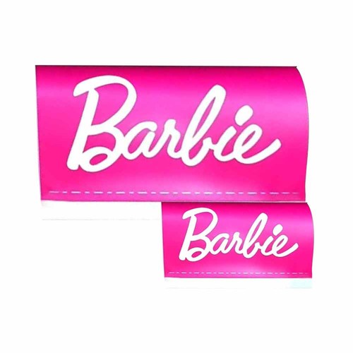 Barbie car sticker label tag - barbie,