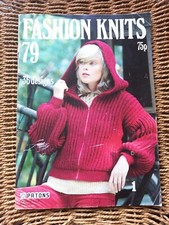 Vintage 1970s Patons Fashion Knits Knitting Book 79 36 Designs For Women
