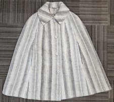 Heather Valley Vintage 1970's Women's Pure New Wool Short Cape Poncho Lovely
