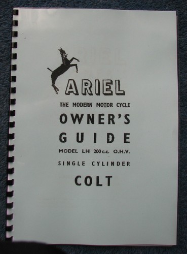 Ariel colt 200cc single - ariel,