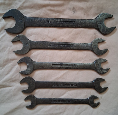 Bedford whitworth spanner set - whitworth,
