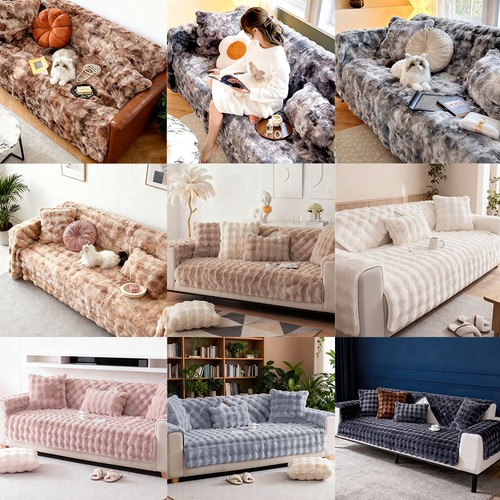 Plush sofa cover - plush, 1-2-3-4