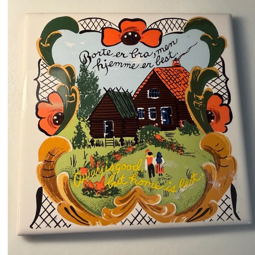 Norwegian rosemaling ceramic - norwegian,