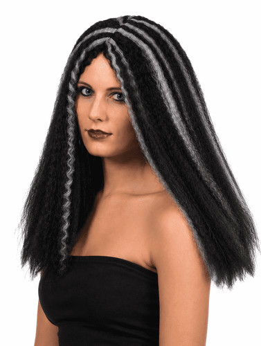 Gothic chick wig burgundy - gothic,
