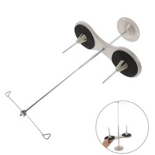  Cone Thread Holder Stand - Metal 2-Spool Rack For Sewing Machine - Flat Bed