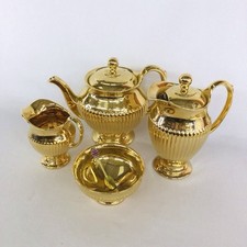 Royal Winton Grimwades Golden Age Tea & Hot Water Pot, Creamer Jug & Bowl EB12JH
