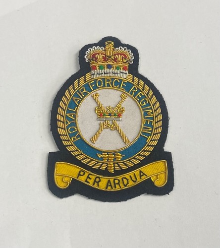 Raf regiment blazer badge wire - raf,