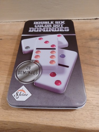 Shine double six - double, plastic