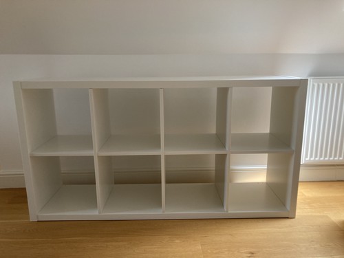 White shelving unit 77x147cm - white,