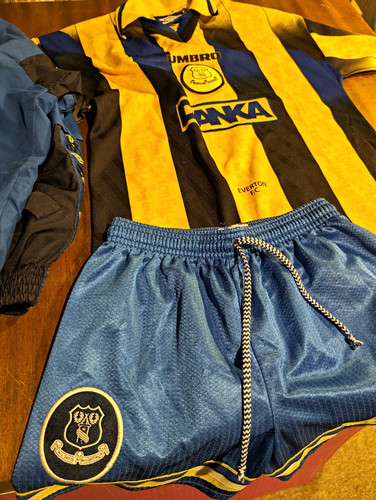 Vintage everton umbro boys 3pc - vintage,