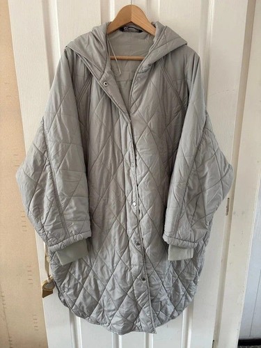 Zara grey oversized puffer