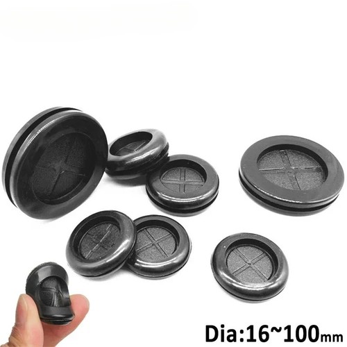 Black blanking grommets - blanking, rubber