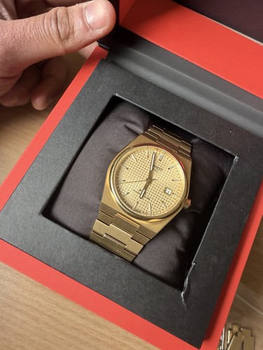 Tissot prx powermatic - powermatic, gold