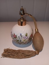 PERFUME BOTTLE BY AYNSLEY:  WILD TUDOR DESIGN