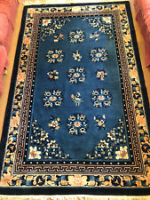HANDMADE CHINESE SILK RUG  2.4M X  1.5M  /  8FT  X  5FT  SUPERB QUALITY