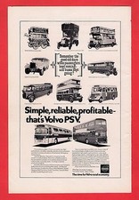 Old Bus Magazine Advert 1976 - Volvo PSV - Good Old Days - B58 Coach & Ailsa