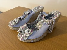 Next wedge canvas shoes