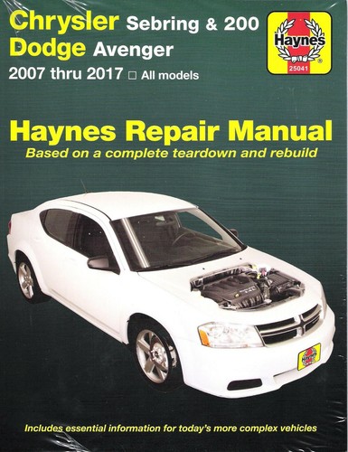 New chrysler sebring avenger - new,
