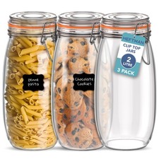 HEFTMAN Glass Jars Clip Top 2