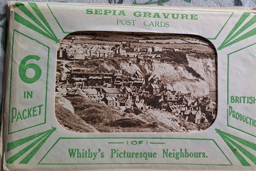 Sepia postcards around - around, whitby