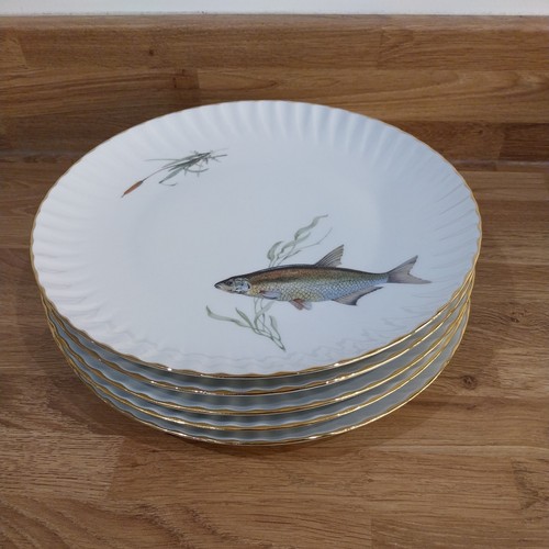 Set french porcelain fish - of,
