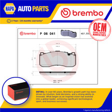 Brake Pads Set fits BMW 123D