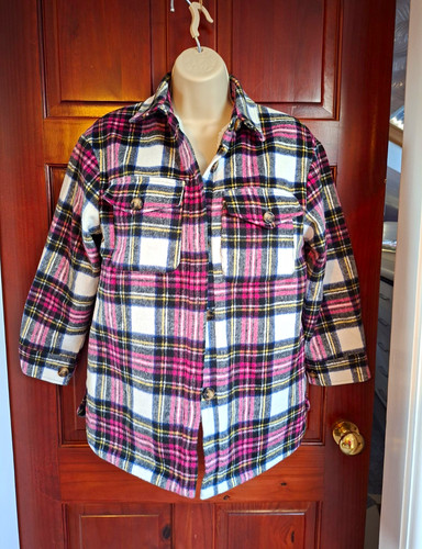 Girls lumber jack style jacket - girls,