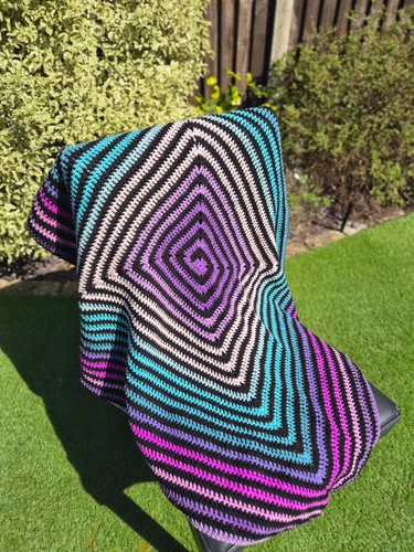 Handmade crochet blanket mix - handmade,