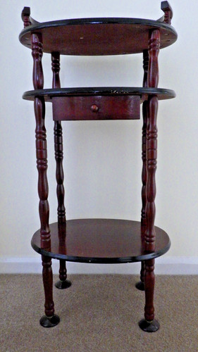 Unusual design oval what not - oval, what-not