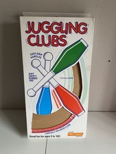 Vintage Juggling Clubs by Pro-Shot 17.5” Long with Soft Safety Rubber Tips 
