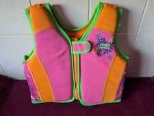 Zoggs Sea Saw Learn To Swim Swimming Jacket  pink age 2/3 years weight 15-18-kg