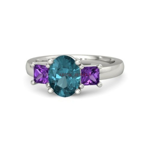 Natural london blue topaz - natural,