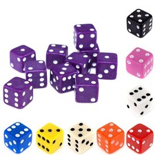 7mm Spot Dice (Select Colour) * D6 6 Sided Small Tiny Mini Dice Counters Micro