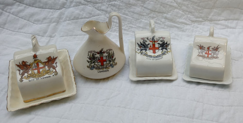 Vintage crested ware - ware, london