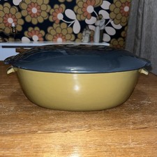 Vintage Izons Anniversary Ware Enamel Casserole Dish. John & Sylvia Reid 1960s
