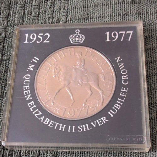 Queen elizabeth 1977 silver - queen,