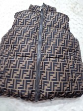FENDI boys reversible puffer Jacket Gilet coat Vgc Genuine 