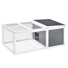 PawHut Rabbit Hutch Guinea Pig